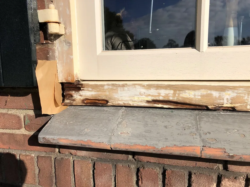 Hoek frezen, meten, primeren en repareren