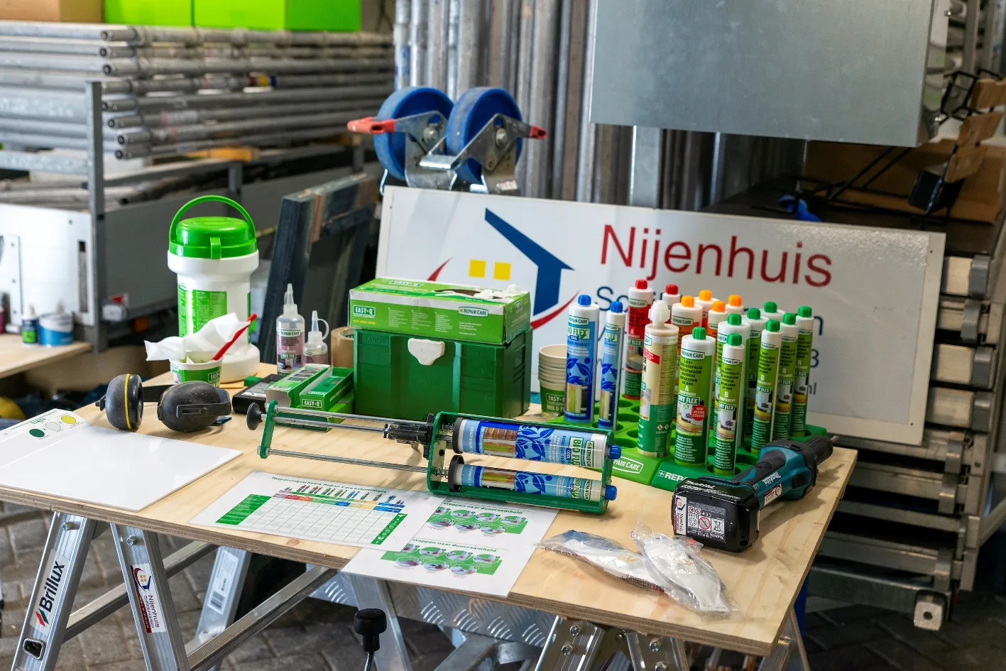 Goede werkplek en materiaal keuze