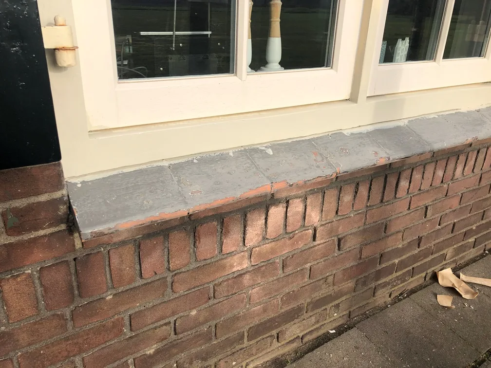 Na schuren en stofvrij maken gronden