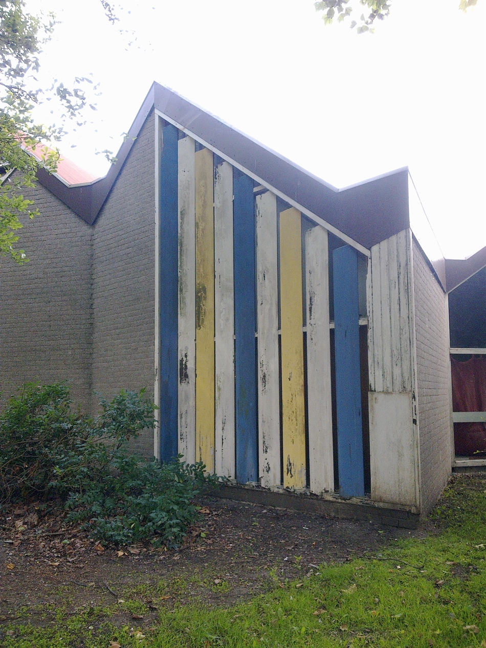 achtergevel voor reparaties