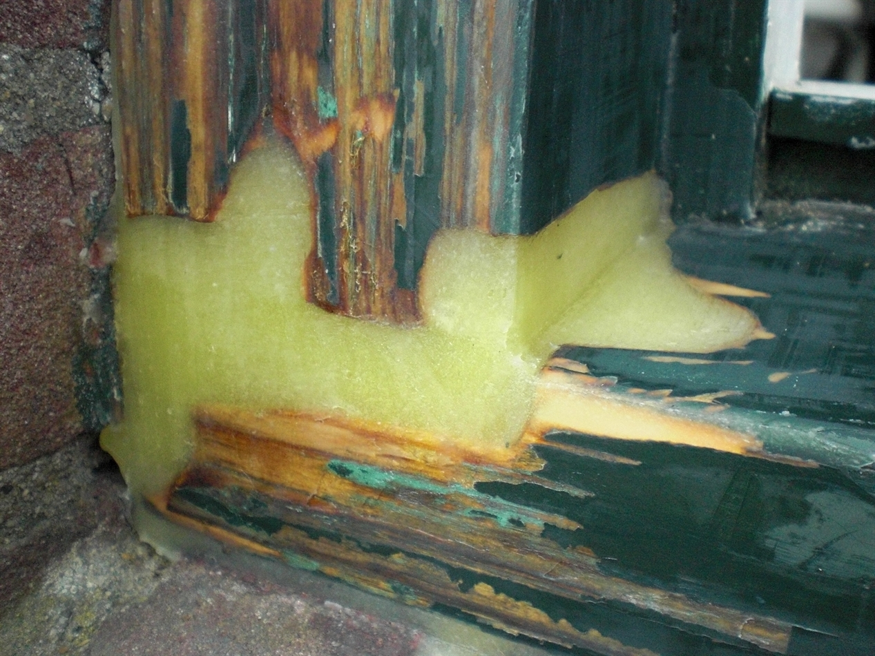 open verbinding uitgefreesd en afgewerkt met Dry Flex 16